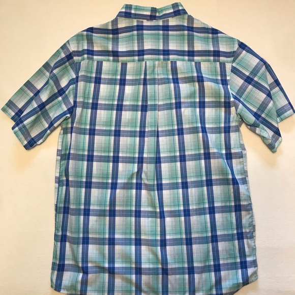 EUC Haggar Button Down Short Sleeve Shirt Size Small - Picture 3 of 8